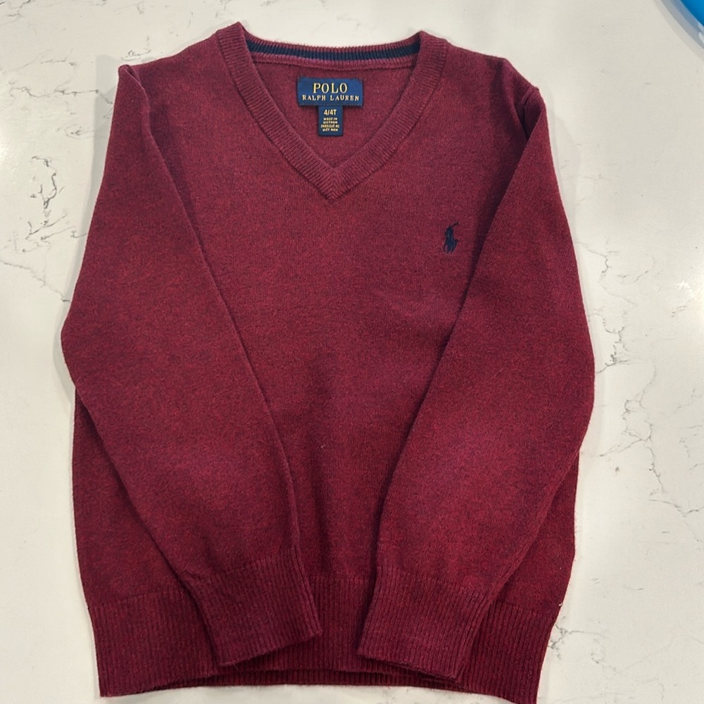 Polo, Ralph Lauren, V-neck sweater